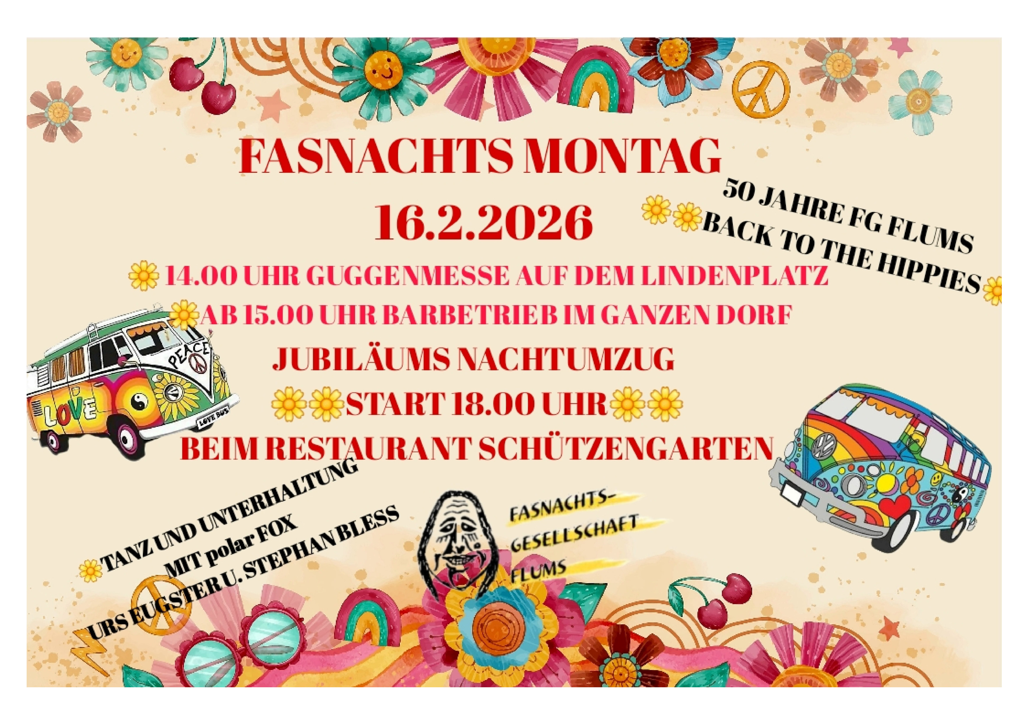 Flyer Fasnachtsmontag